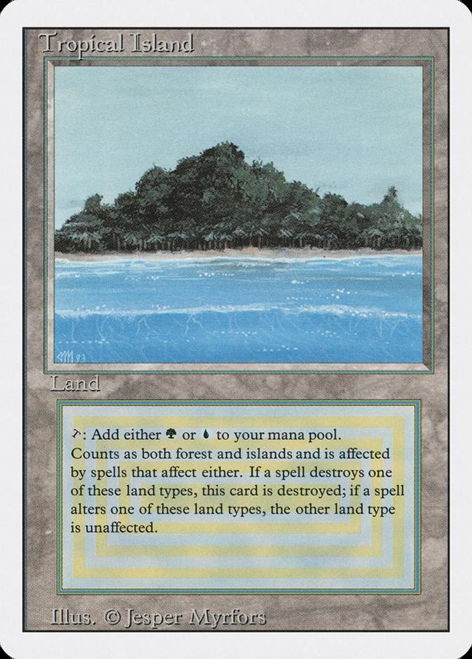 Tropical Island 蓝绿老圈